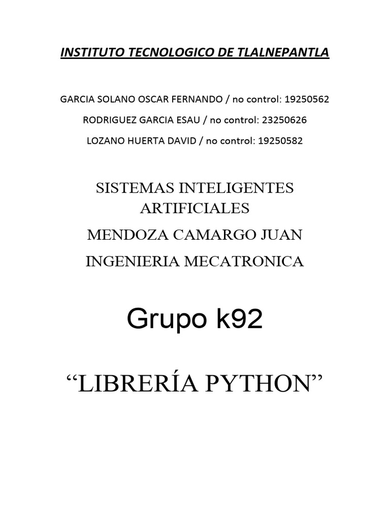 LIBRERIA_PYTHON | PDF