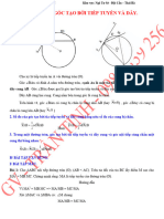 CHỦ ĐỀ 10- GÓC TẠO BỞI TIẾP TUYẾN VÀ DÂY