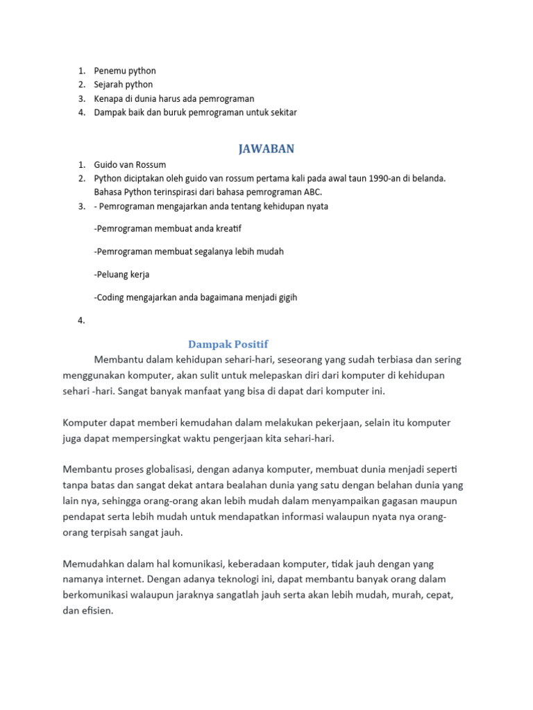 Soal Python | PDF