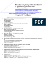 Micro Economy Today 14Th Edition Schiller Test Bank Full Chapter PDF