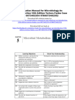 Microbiology An Introduction 12Th Edition Tortora Solutions Manual Full Chapter PDF