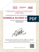 Daniela Alvino Corona: Constancia de Capacitación A