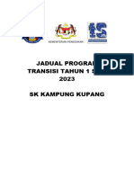 Jadual Program Transisi Tahun 1 2023 SKKK