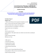 Test Bank For Research Experience Planning Conducting and Reporting Research 1St Edition Devlin 1506325122 9781506325125 Full Chapter PDF