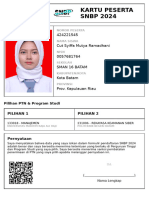 Kartu Peserta SNBP 2024: 424221545 Cut Syiffa Mutya Ramadhani 0057681764 Sman 16 Batam Kota Batam Prov. Kepulauan Riau