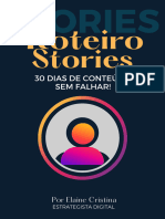 ROTEIRO PARA STORIES - Medicina Integrativa 1