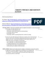Essential University Physics 3Rd Edition Richard Wolfson Test Bank Full Chapter PDF