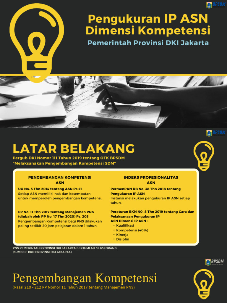 IP ASN Dimensi Kompetensi BPSDM | PDF