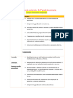 Dosificación de Contenidos de 4