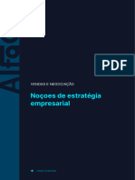 Noçoes de Estratégia Empresarial: Vendas E Negociação