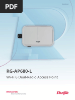 RG-AP680-L Wi-Fi 6 Dual-Radio Access Point Datasheet