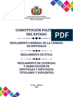 Reglamento de La Cámara de Diputados 2022