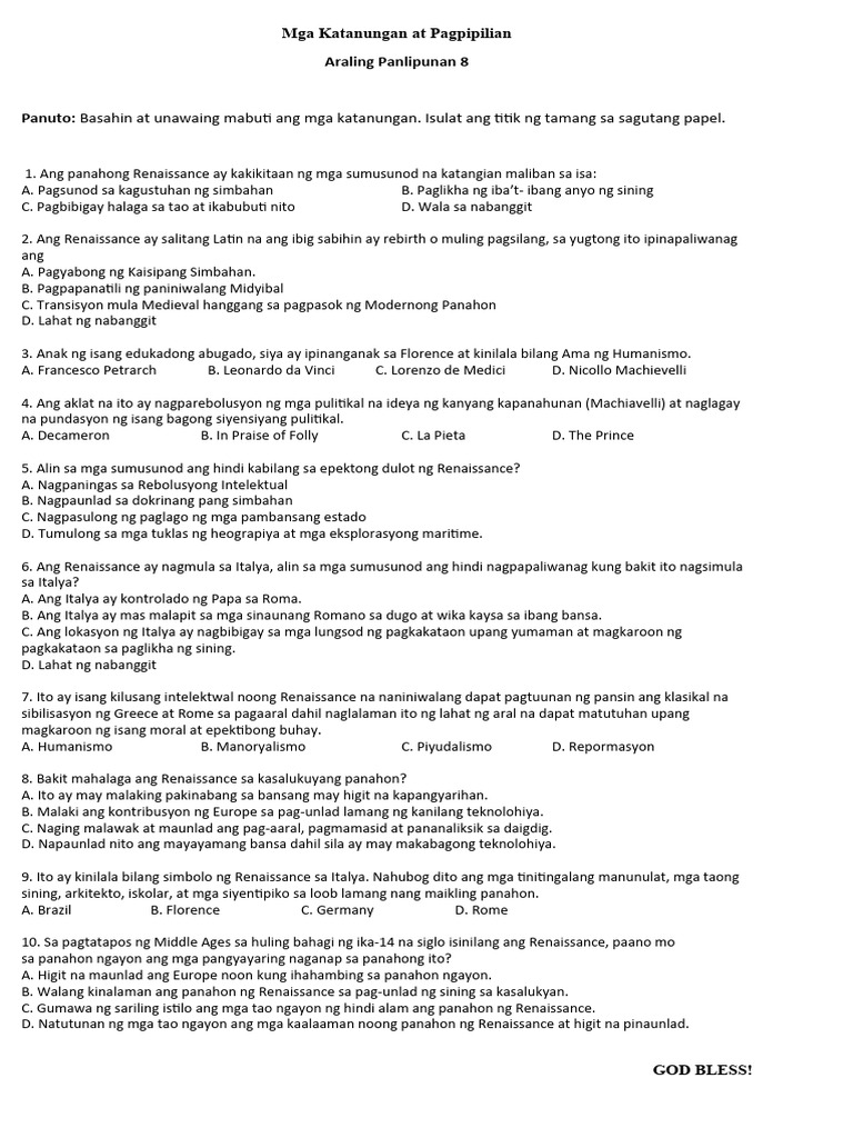 Ap 8 Questions | PDF