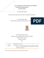 Plan de Negocio para La Consolidación de Un Salón de Belleza