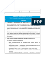 Sugerencia para La Guía de Entrevista TEMA: Sistema de Comunicación y de Control en Una Empresa No - Pregunta