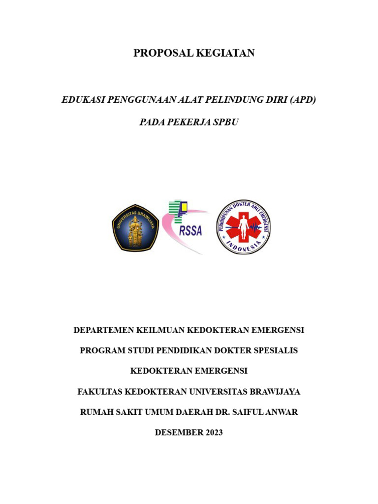 Edukasi APD untuk Pekerja SPBU | PDF