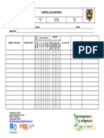 F.DCM-08 Control de Asistencia