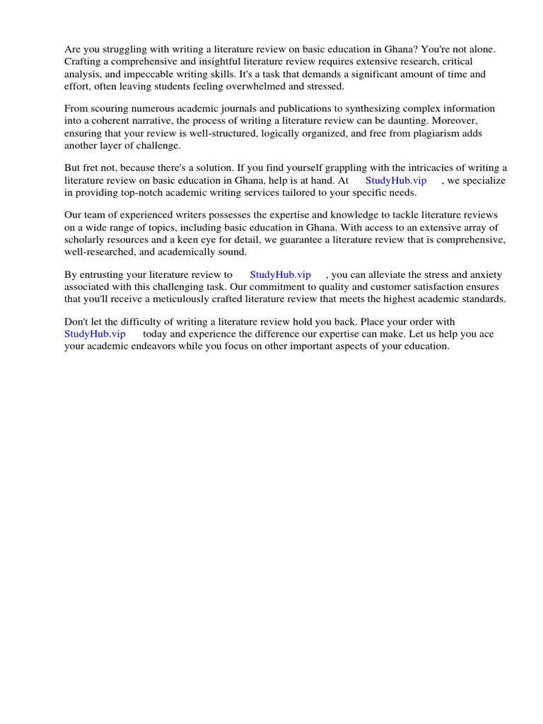 Project Work Topics In Education In Ghana Pdf Download