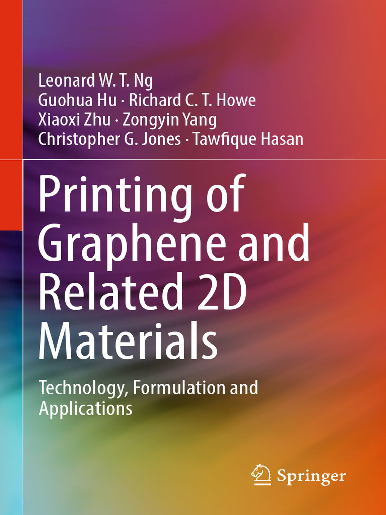 Printing of graphene and related 2d materials download free pdf