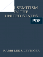 Anti-Semitism in The United States Its History and Causes by Lee J. Levinger.3