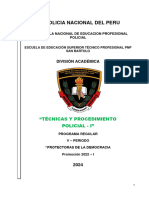 Tecnica y Procedimiento Policial - I (26FEB2024)
