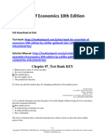 Essentials of Economics 10Th Edition Schiller Test Bank Full Chapter PDF
