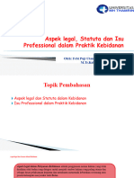 Aspek Legal, Statuta Dan Isu Professional Dalam Praktik Kebidanan - Pert. 11