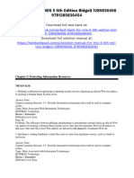 Mis 5 5Th Edition Bidgoli Test Bank Full Chapter PDF
