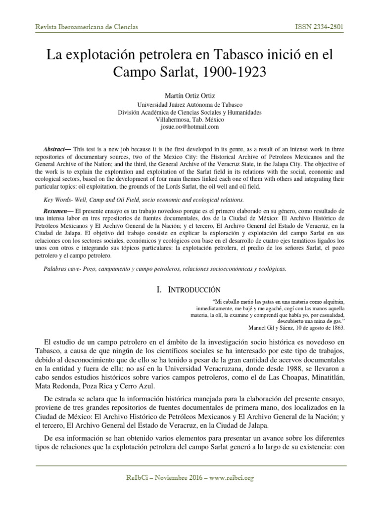 La Explotaci n Petrolera en Tabasco - 1