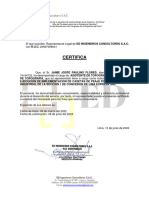 Certificado de Asistente de Topografia - Jaime Paulino