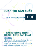 CÁC KẾ HOẠCH HOẠCH ĐỊNH SẢN XUẤT- HNP