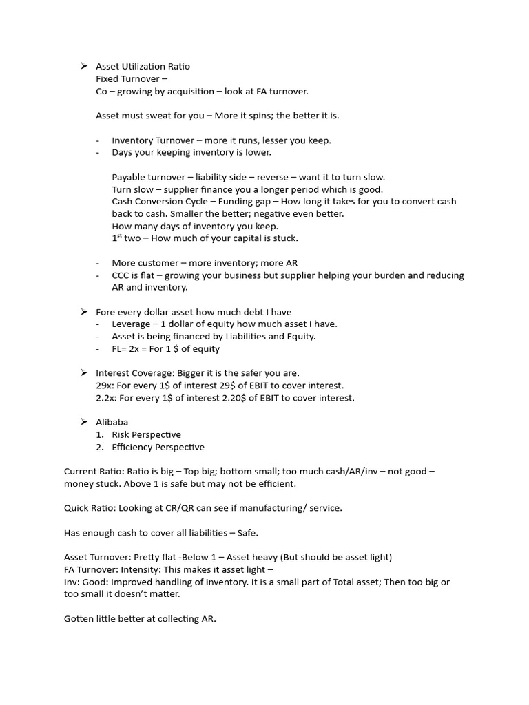 Financial Ratios Analysis for Businesses | PDF | Equity (Finance ...