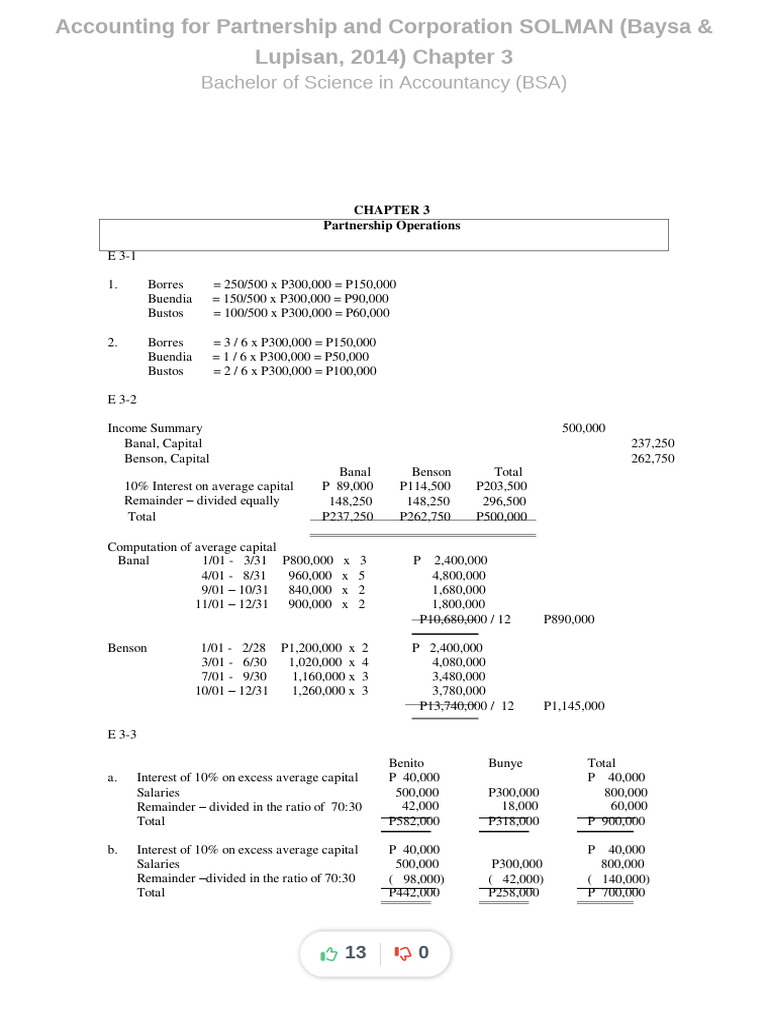 Partnership Operations in Accounting | PDF | Expense | Cost Of Goods Sold