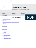 Employment in The UK March 2024
