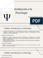 CLASE I INTRODUCCIÓN A LA PSICOLOGÍA 1