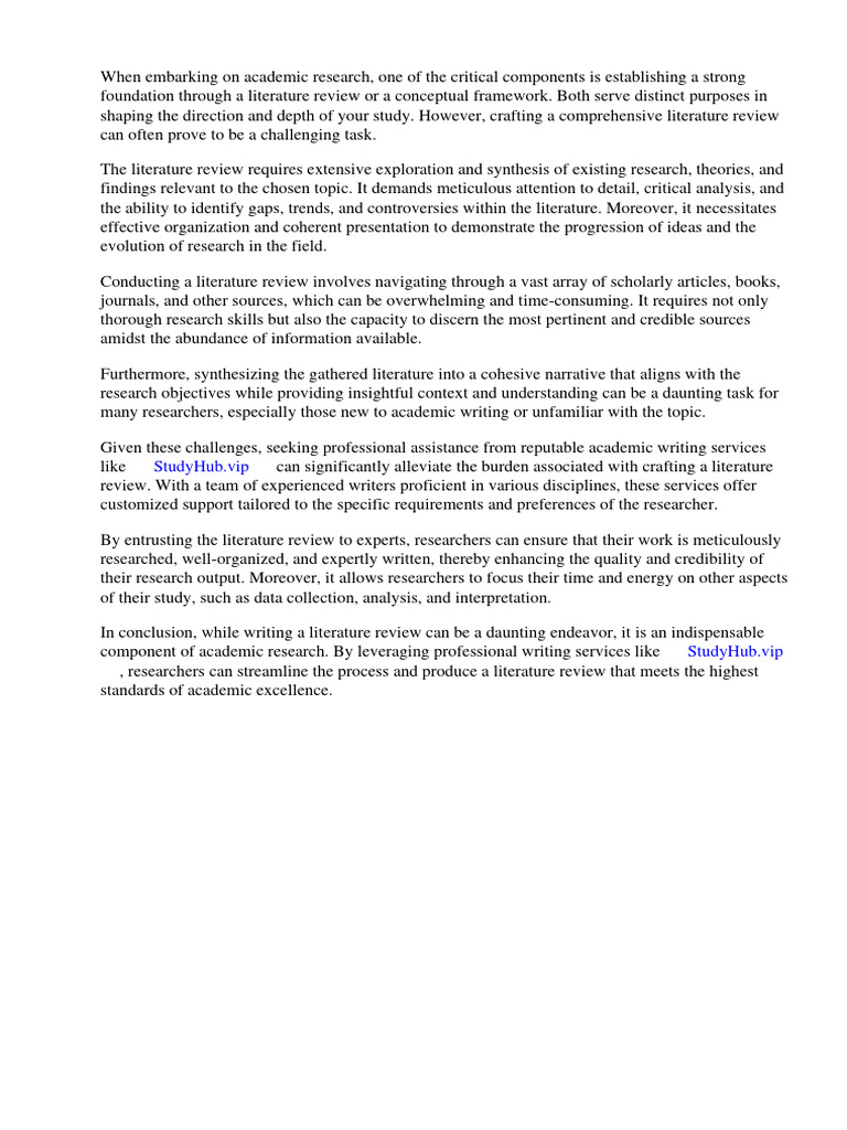 CONCEPTUAL LITERATURE EXAMPLE IN RESEARCH PAPER visual data 6