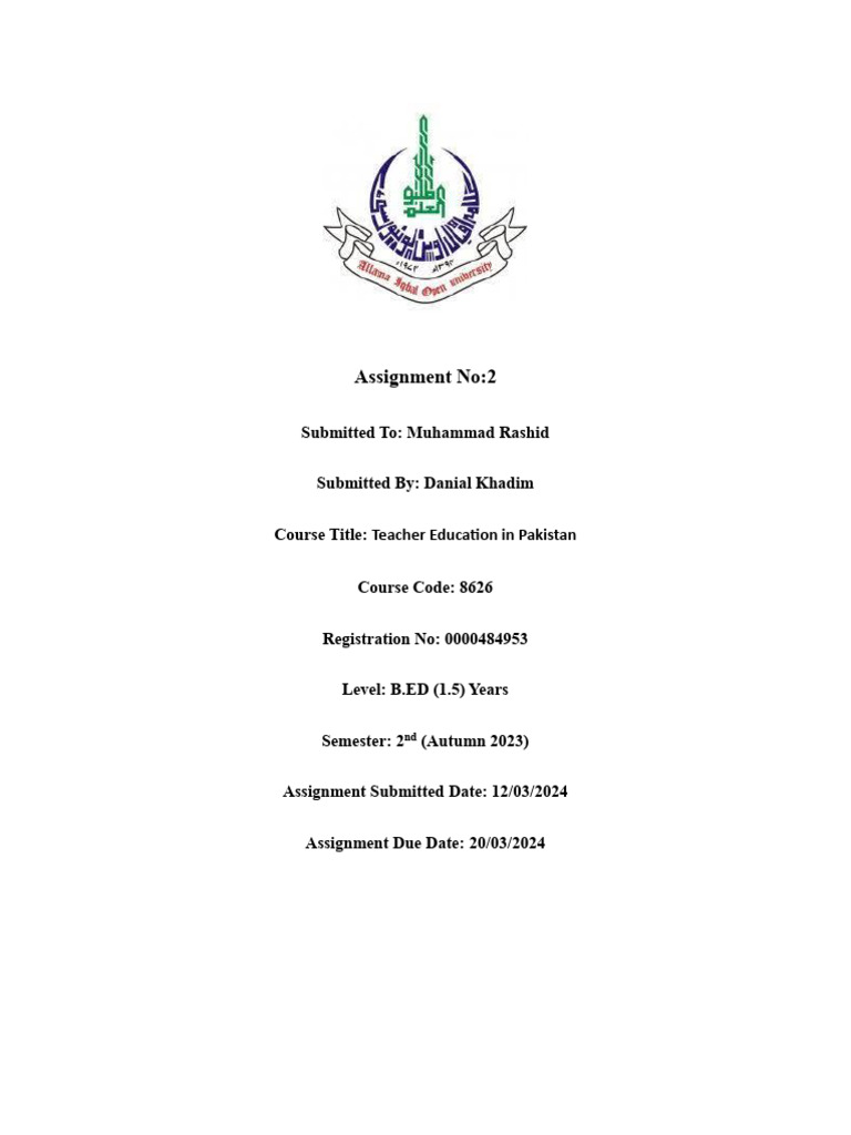8626 Solved Assignment No 2 | PDF | Career & Growth | Business