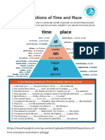 Prepositions of Time and Place Pyramid - Breathe English %