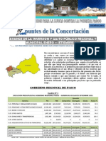 APUNTES de LA CONCERTACION 7ma Edicion - Avance Del Gasto Publico y La Inversion Enero - Setiembre - Region Pasco