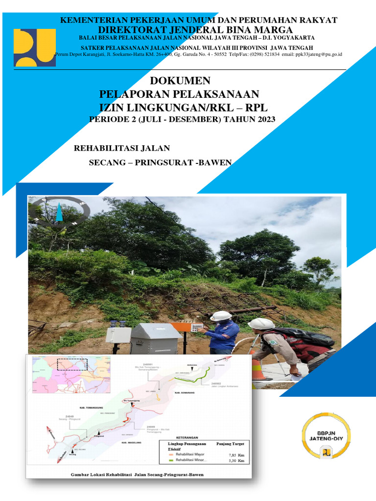Laporan Pelaksanaan Rkl-rpl Semester 2 2023 | PDF
