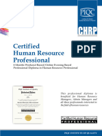 Certified Human Resource Professional