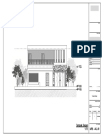 ARS - A.2.01 Tampak Depan 1:75: Lantai Atap +6,200