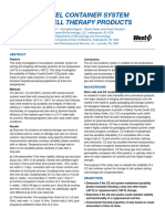 A Novel Container System For Cell Therapy Products