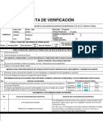 Acta de Verificación Dominos Pizza