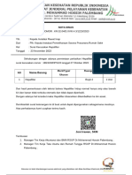 Nota Dinas Kerusakan Hepafilter Rupit 2