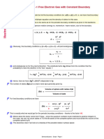 Solution To Exercise 2.1-1 Free Electron Gas With Constant Boundary Conditions