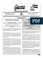 SESAL Tasas y Derechos (Gaceta de Fondos Recuperados)