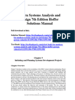 Modern Systems Analysis and Design 7Th Edition Hoffer Solutions Manual Full Chapter PDF