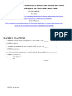 Test Bank For Contemporary Mathematics For Business and Consumers Brief Edition 7th Edition Brechner Bergeman ISBN 1285448596 9781285448596