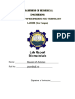 Biomaterial Lab 10